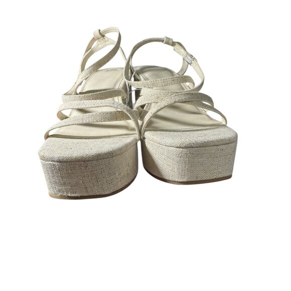 Wild Fable Women’s Beige Strappy Wedge‎ Sandals NWOT Size 11 - Picture 10 of 10